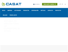 Tablet Screenshot of casat.es
